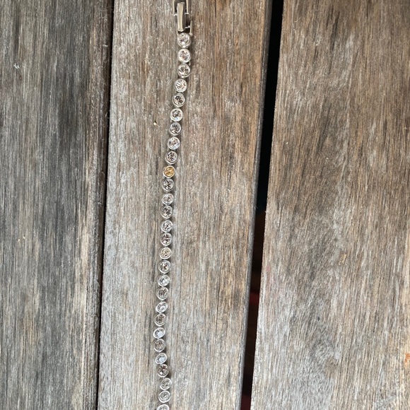 Swarovski TENNIS BRACELET, single citron crystal - Picture 5 of 6